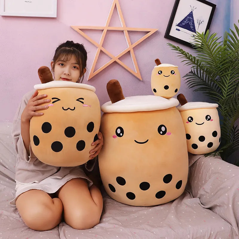 35cm Boba Tea Milk Tea Soft Plushie Pillow