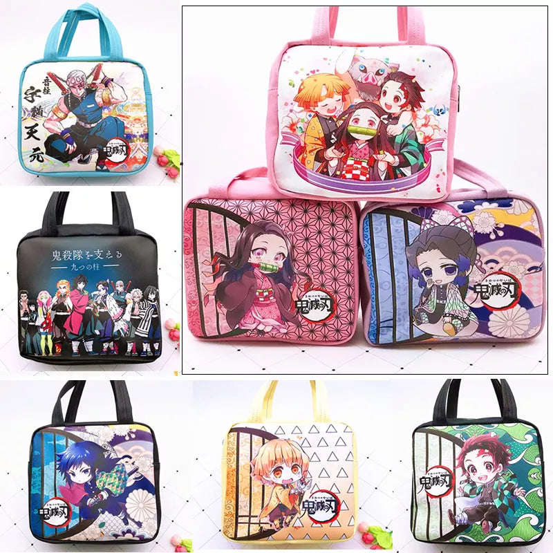 Demon Slayer 'Kimetsu No Yaiba' Kawaii Anime Tote Bag